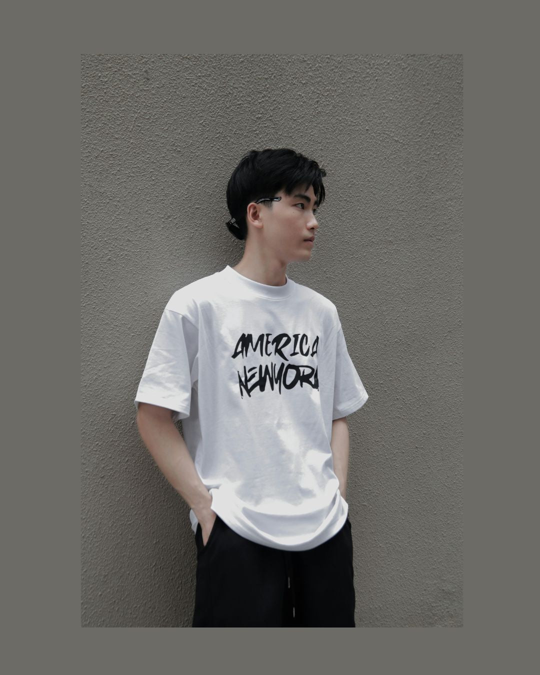 Men's White T Shirt-Half Sleeve