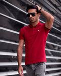 Men's Red T Shirt-Half Sleeve